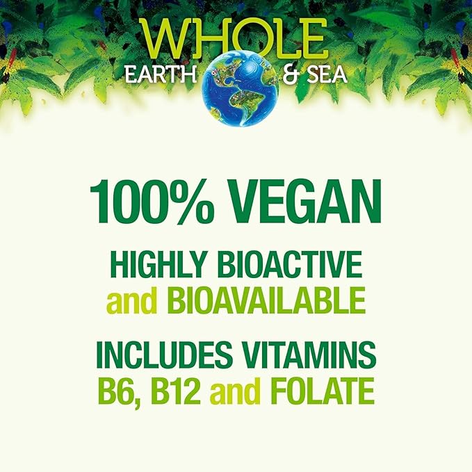 Natural Factors Whole Earth & Sea, Women's Prenatal Multivitamin and Mineral, Whole Food Supplement, Vegan, 120 Tablets