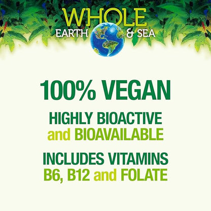 Natural Factors Whole Earth & Sea, Women's Prenatal Multivitamin and Mineral, Whole Food Supplement, Vegan, 120 Tablets