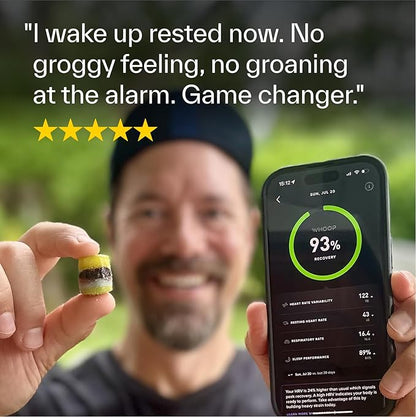 Elo Sleep Gummies for Deep Recovery & Restful Sleep | Magnesium, L-Theanine & Low-Dose Melatonin | Non-Groggy Formula, Wake Refreshed | Sugar-Free, Vegan, Non-GMO | 28 Servings