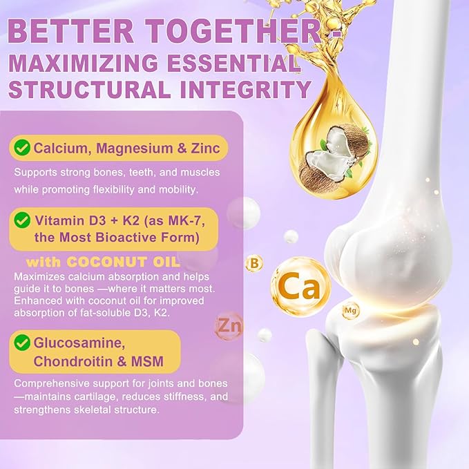 Totaria Sugar Free Calcium Magnesium Zinc Gummies for Women Men, 19-in-1 Ultimate Absorption Calcium 1200 mg Supplements with Vitamin D3 K2, Boron, B12, Ashwagandha, for Bone, Teeth, Calm, Vegan