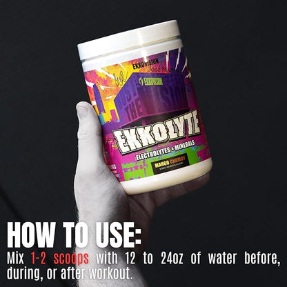 Ekkovision Ekkolyte Electrolytes & Minerals Powder, 50 MG Vitamin C & 155 MG Magnesium for Hydration Support, Essential Electrolytes for Women & Men, BlackBerry Lemonade Electrolyte Mix, 120 Servings