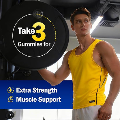 Zinc Magnesium B6 Supplement, Zinc Magnesium Aspartate Gummies with Vitamin B6 D3 K2, L-Theanine & Boron, Support Energy, Muscle Relief & Bone Health, Sugar Free 60 Gummies