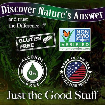 Nature's Answer Sambucus Mega Gummies | 7x More Elderberry Concentration | Alcohol-Free, Gluten-Free, Gelatin-Free, Vegan, Non-GMO & No Preservatives | 30ct Gummies