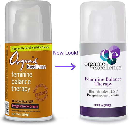 Organic Excellence Feminine Balance Wild Yam & Botanical Cream – Natural Women’s Cream for Everyday Balance – 3.3 fl oz