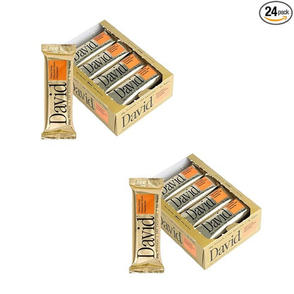 David Protein Bar, Peanut Butter Chocolate Chunk, 24 Protein Bars | 28g of Protein | 150 Calories | 0g of Sugar - High Protein, Low Carb, Gluten Free Protein Bar, Pack of 24