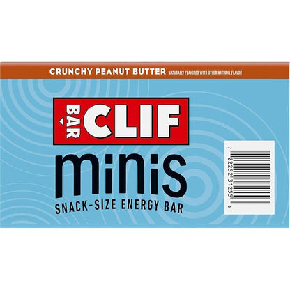 CLIF BAR Minis - Crunchy Peanut Butter - Made with Organic Oats - 5g Protein - Non-GMO - Plant Based - Snack-Size Energy Bars - 0.99 oz. (20 Pack)