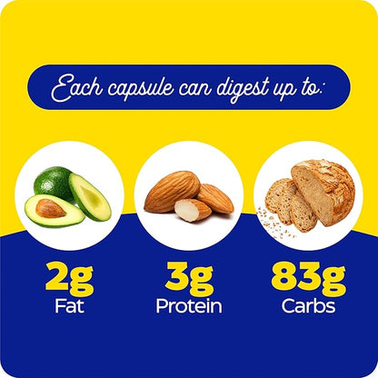 Enzymedica, VeggieGest, Digestive Enzymes, Supports Occasional Gas & Bloating Relief from High Fiber Meals, for Vegan & Vegetarian Diets, Enzyme Blend for Digestive Health, 90 Count