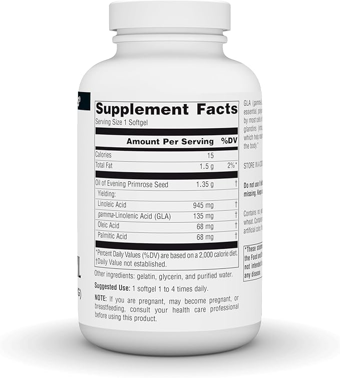 Source Naturals Evening Primrose Oil, Hexane Free, Cold-Pressed* - 1350mg, 120 Softgels