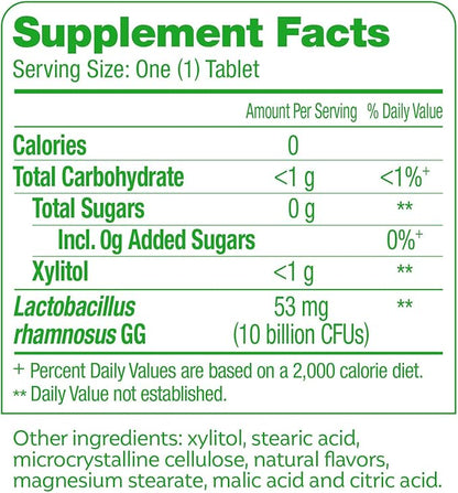 Culturelle Digestive Health Daily Probiotic Chewables for Men & Women, 10 Billion CFUs, Clinically Studied Probiotic, Supports Digestive Health, Diarrhea, Gas & Bloating, 24 Count (Pack of 2)