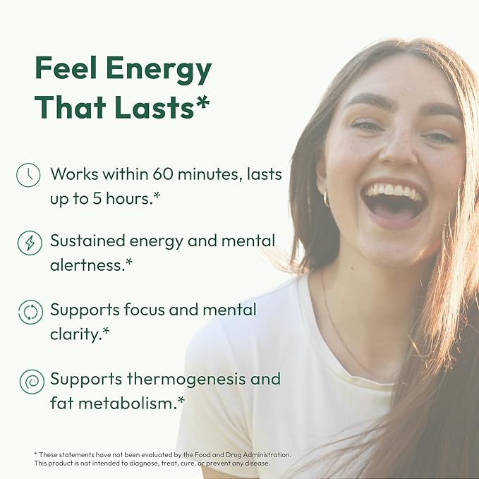 Daily Boost for Women & Men 3-in-1 Metabolism, Focus & Steady Energy Support | 7-Keto DHEA, Green Tea Caffeine, CoQ10 & Ginseng | 90 Capsules