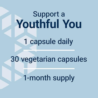 Life Extension Essential Youth L-Ergothioneine – Promotes Longevity & Healthy Aging – Gluten-Free – Non-GMO – Vegetarian – 5 mg – 30 Vegetarian Capsules
