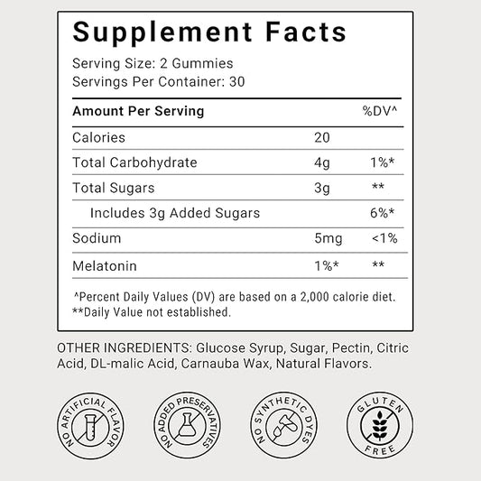 Atah Melatonin Gummies 10mg for Adults | Blueberry Flavor Sleep Support Gummies – Melatonin Supplements, Non-GMO, Gluten Free, Non-Habit Forming – 60 Gummies