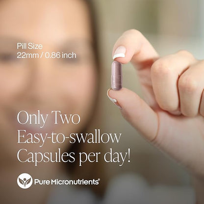 Pure D Mannose Capsules 1000mg Per Serve - Fast Acting UTI Support - Urinary Tract Cleanse & Bladder Health - Cranberry, D-Mannose, Dandelion, Hibiscus Flower - 60 Veggie Caps
