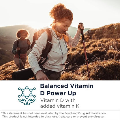 Designs for Health Vitamin D Synergy - 2000 IU Vitamin D with K Supplement - Supports Healthy Moods, Bone Health + Immune Health for Adults - VIT D3 + Vitamin K - Gluten Free + Non-GMO (120 Capsules)