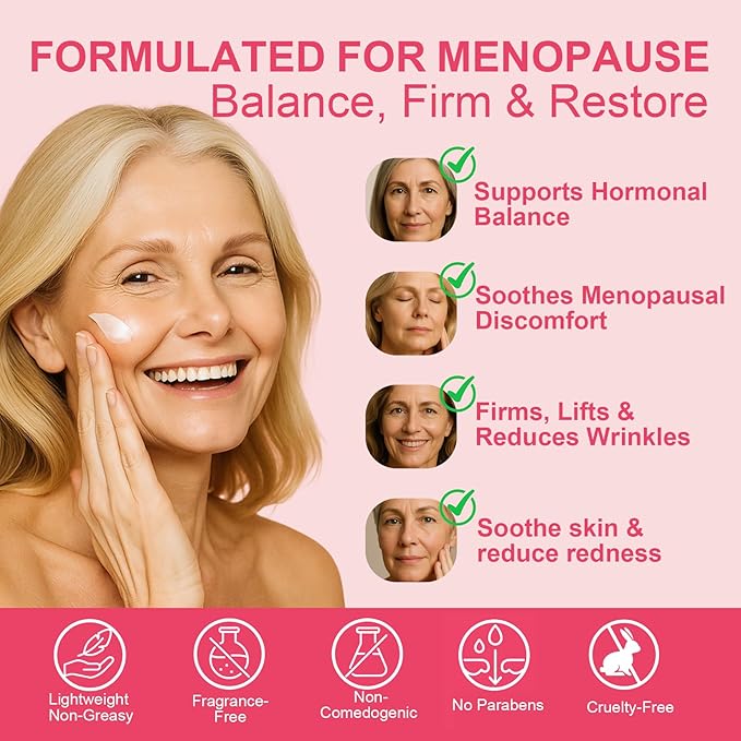 Morovan Estriol Cream for Women's Comfort: Organic Menopause Moisturizer for Itch & Burn Relief, 4 oz
