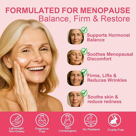 Morovan Estriol Cream for Women's Comfort: Organic Menopause Moisturizer for Itch & Burn Relief, 4 oz