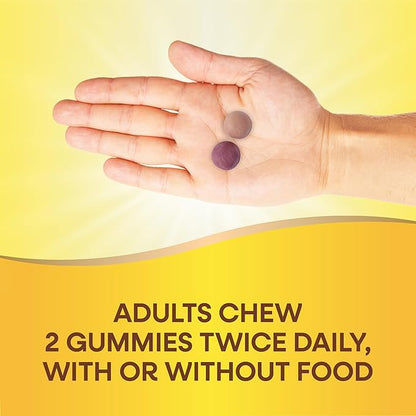Nature’s Way Alive! Chewable Calcium Gummies with Vitamin D3, Daily Supplement Supports Healthy Bones and Teeth, and Muscle Function*, Strawberry and Raspberry-Lemonade Flavored, 60 Gummies