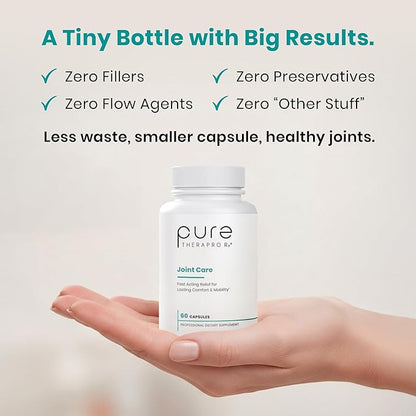 Pure Therapro Rx Boswellia, Curcumin, & Type II Collagen Joint Health Supplement | Made in the USA | Joint Care 60 Capsules, 2-Month Supply