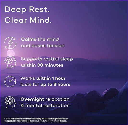 Green Lab® Neuro Sleep+ 10x Neuro-Body Sleep Aid Formula with GABA, L-Theanine, Ashwagandha, Melatonin and Magnesium | Sleep Supplement for Relaxation and Night Recovery - 120 Capsules