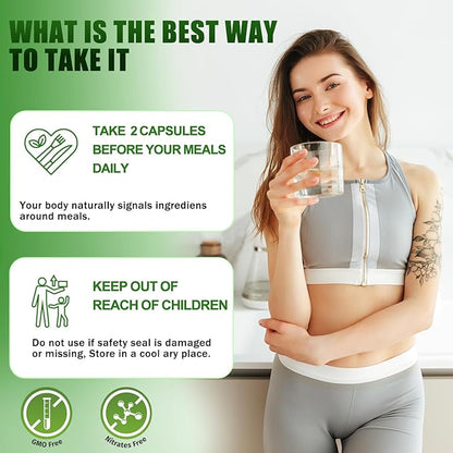 Advanced BHB Supplements, Support Natural Weight Management, Third-Party Tested, Vegan, Gluten Free, Non GMO, 60 Capsules