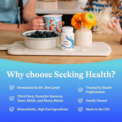 Seeking Health Vitamin D3 + K2 - Immune System & Bone Health Support with Vitamin D3 (Cholecalciferol) & Vitamin K2 (Menaquinone-7) - Vegetarian Vitamin D & K Supplement - 60 Capsules