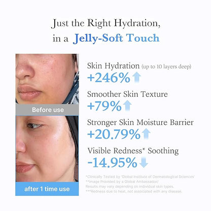 medicube Jelly Cream with Hyaluronic Acid | Daily Moisturizer for All Skin Types | Long-lasting Hydration with Hyaluronic Acid, Ceramides, Multi Peptides | Supports Skin's Natural Barrier | 1.69 fl.oz