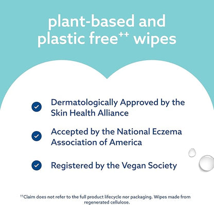 WaterWipes Sensitive+ On The Go Wipes,3-In-1 Cleans,Cares,Protects,99.9% Water,Unscented & Hypoallergenic Wet Wipes,28 Count (Pack of 2)