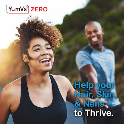 Biotin Gummies Sugar Free – 5,000 mcg High Potency Biotin for Hair, Skin & Nails – Zero Sugar, Non-GMO, Gluten Free, Vegan Raspberry Gummies – 60 Count
