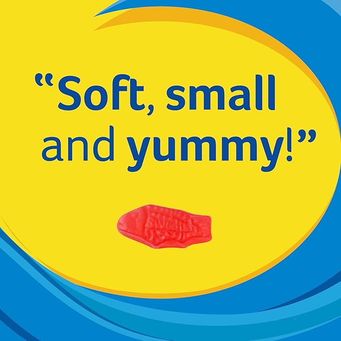 SWEDISH FISH Mini Soft & Chewy Gummy Candy, Family Size, Bulk Candy, 1.8 lb
