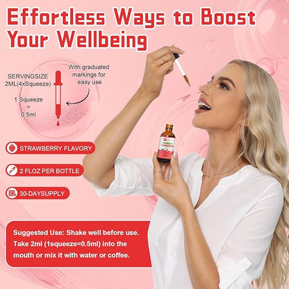 Women Endocrine Liquid Drops, Supports Hormone Balance, Cortisol Levels, Gut Health, Mood, Sleep | Liquid Multivitamins with Inositols, Rhodiola, DIM