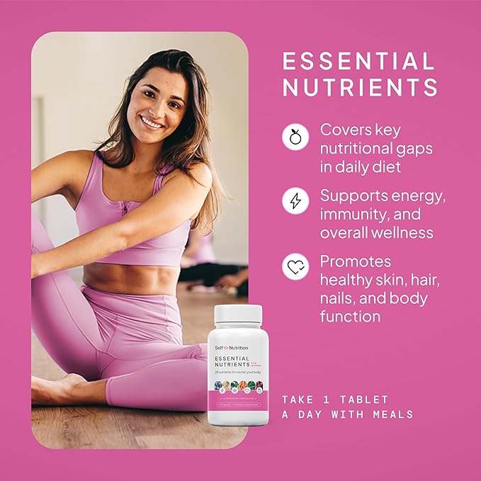 Vegan Multivitamins for Women - Once Daily - 28 Nutrients - Boost Energy, Sleep, Hair, Skin, Nails & Reduce Cravings - Keto, Vegan, Gluten Free, USA, 2-Months Supply