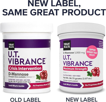 Vibrant Health, U.T. Vibrance Powder, Crisis Intervention for Urinary Tract Health, 10 Servings