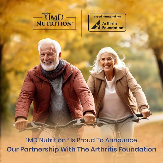 1MD Nutrition MoveMD - Joint Health Supplement - Doctor Formulated | with Collagen, Astaxanthin, and More | 30 Capsules (2-Pack)