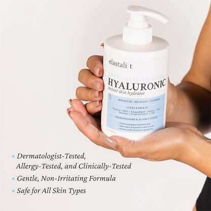 Elastalift Hyaluronic Acid Moisturizer Body Lotion | Anti Aging Skin Care Body Cream & Face Lotion Diminishes Look Of Wrinkles, Sagging Skin, Crepey Skin, Cellulite, Stretch Marks, & Dry Skin, 2-Pack