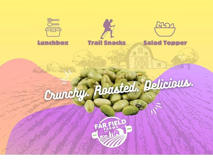 Far Field Crunchy Edamame Beans, Variety Pack, Low Calorie, Healthy Snack for Kids & Adults, 11 g of Protein per Bag, Vegan, Low Carb, 0.9 oz - 30 Single Serve Snacks