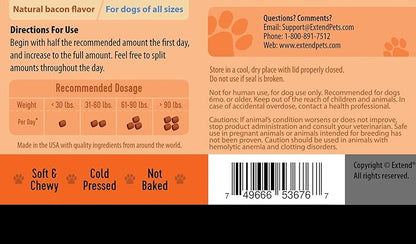 Extend Dog Joint Care Supplement (30 Count) + Probiotics Soft Chews (100 Count) | with Glucosamine, MSM, Type II Collagen Supports Hip, Joint, Gut & Immune Health - Made in USA