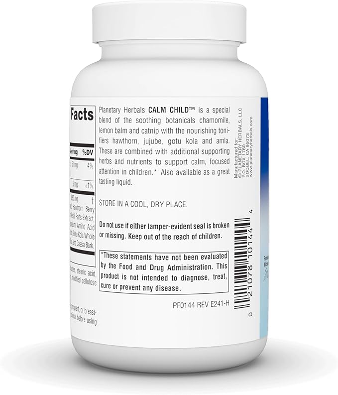 Planetary Herbals Calm Child, Supports Calm Focused Attention*, 440 mg - 150 Tablets