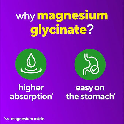 vitafusion Magnesium Glycinate Gummy Supplement, 100 mg per Serving Supports Muscle Relaxation (1) for Adult Women & Men, Boomin’ Cherry Berry Flavor, 60 Count