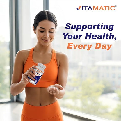 Vitamatic Yeast Free Selenium 200mcg as Selenomethionine Supplement Essential Trace Mineral with Superior Absorption 240 Tablets