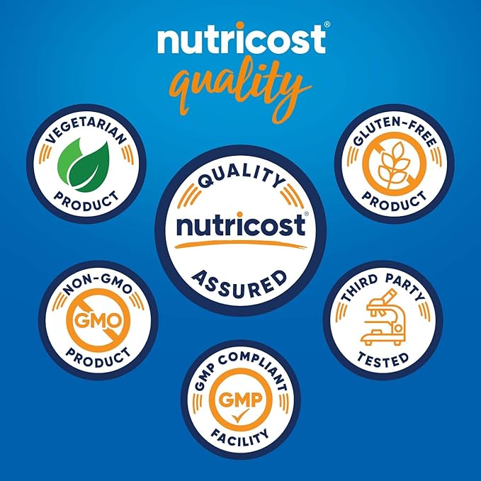 Nutricost Biotin (Vitamin B7) 10,000mcg (10mg), 120 Capsules - Vegan, Gluten Free, Non-GMO
