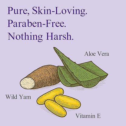 At Last Naturals Wild Yam Cream Hormone Balance for Women Menopause PMS Relief with Vitamin E Helps Smooth Dry Skin Reduce Hot Flashes and Promotes Well Being (2 oz 1 Packs)