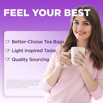 Hormone Balance Tea for Women Support Menstrual Cycle & Help to Get Pregnant Fast, 10 Loose Leaf Teabags for Fertility and Ovulation