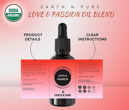 Earth N Pure Oil Blend for Love & Passion 30 ML