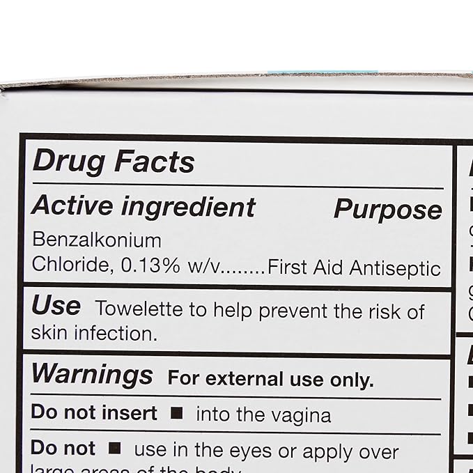McKesson Obstetrical Antiseptic Towelettes Wipes, Sterile, Individual Packet, Clean Scent, 100 Count, 1 Pack