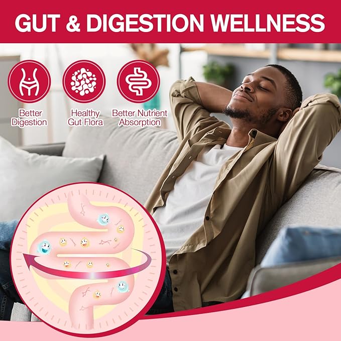 Totaria 9-in-1 Probiotic Fiber Gummies for Adults & Teens 16G Fiber per Serving, Psyllium Fiber Supplement with 5 Billion CFU Bacillus Coagulans, Inulin, ACV for Digestive & Gut Wellness - 60 Gummies
