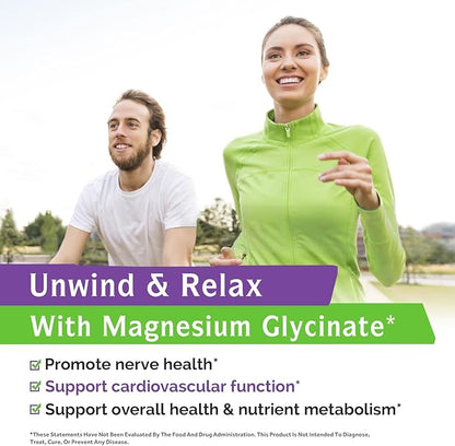 Innate Vitality Magnesium Glycinate 500mg | 70mg Elemental Magnesium Supplement - High Absorption, Non Buffered, Non-GMO & No Gluten - Vegan - Nerve Health - 120 Capsules (Pack of 1)