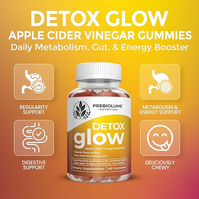 Apple Cider Vinegar Gummies - Probiotics for Men & Women - Digestive Gummies for Intestine Wellness & Metabolism - Apple Cider Vinegar Supplements with Beet Root & Pomegranate - 60 Count