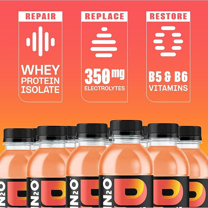 Protein2o 15g Whey Protein Infused Water,Peach Mango,16.9 Oz Bottle,(Pack of 24)