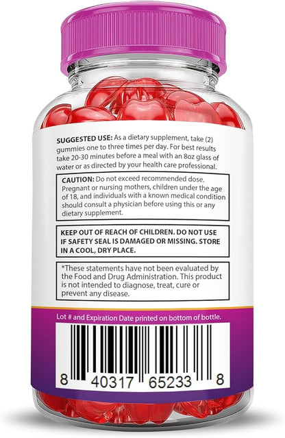 (3 Pack) Ripped Results Keto ACV Gummies Advanced Formula 1000MG Ripped Results Keto Gummies Apple Cider Vinegar Formulated with Pomegranate Beet Juice Powder B12 Vegan Non GMO 180 Gummys