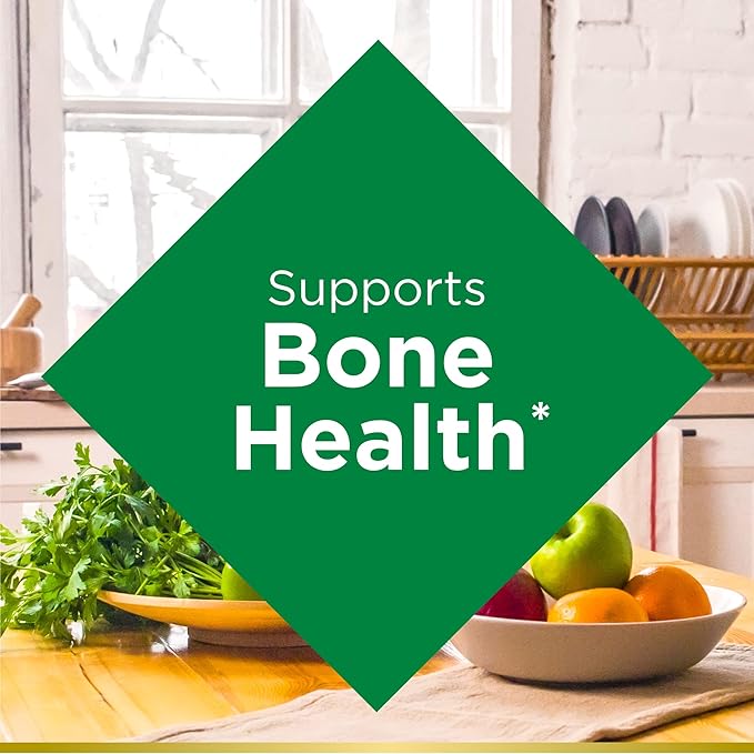 Nature's Bounty Calcium 1200 mg with Vitamin D3 - Bone Health Softgels, Calcium and Vitamin D Supplement, 120 Ct (2-Pack)